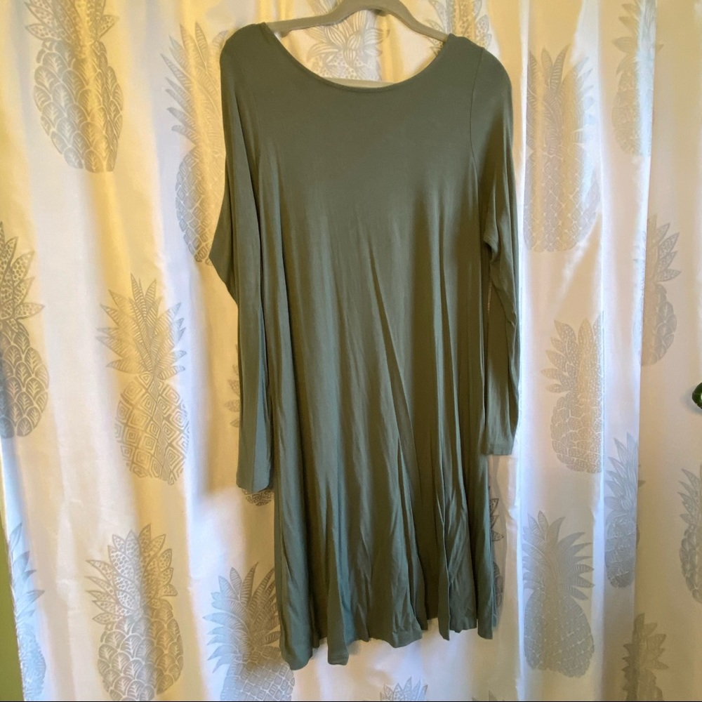 ASOS Curve Olive Green Dress